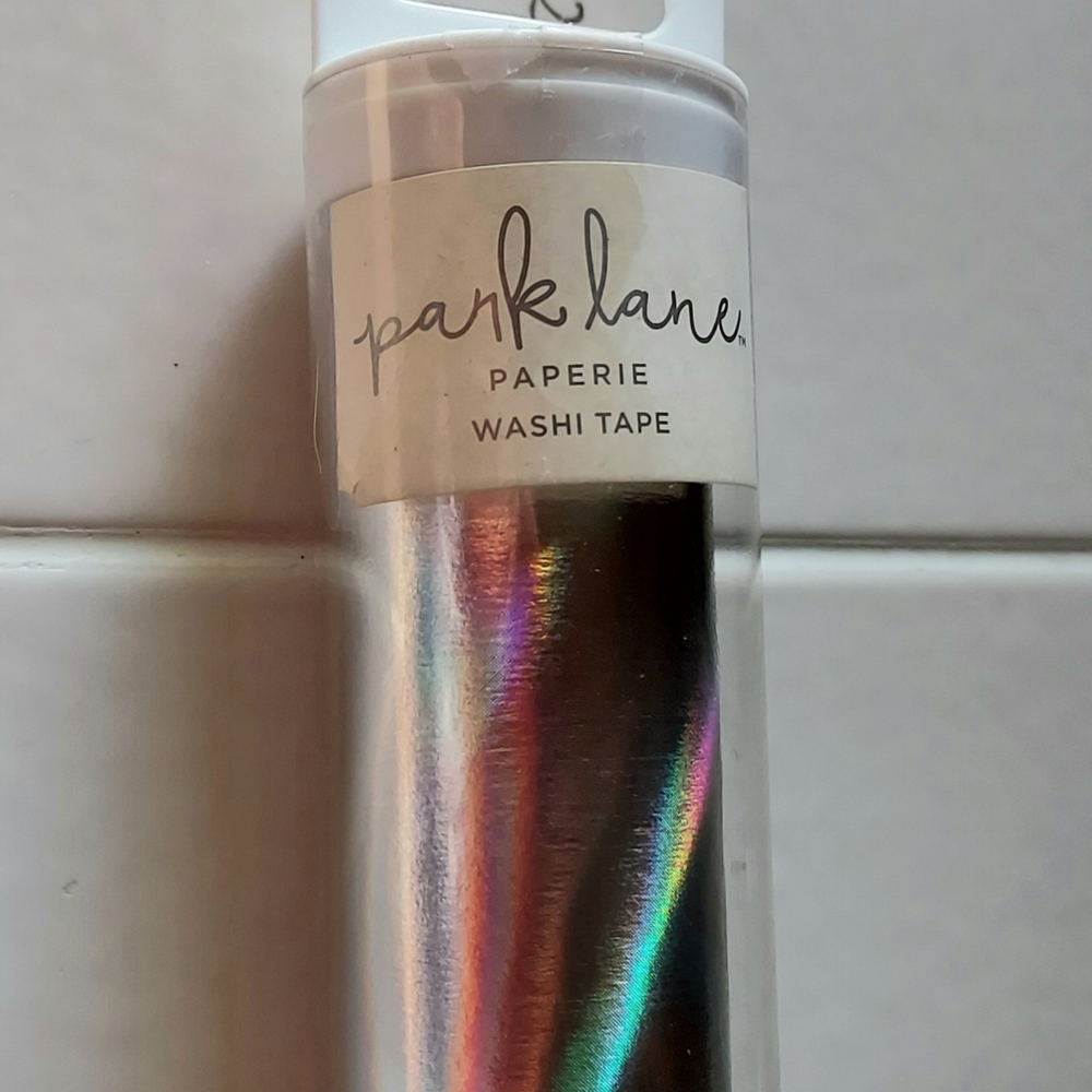Park Lane Special Delivery Washi Tape IRRIDESCENT FOIL 3.2" 3.8" New